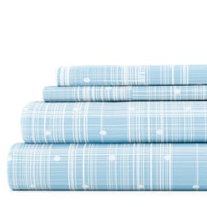 Royal Fit Light Blue Polyester Twin 3-Piece Sheet Set 2624012TSS - The Home  Depot