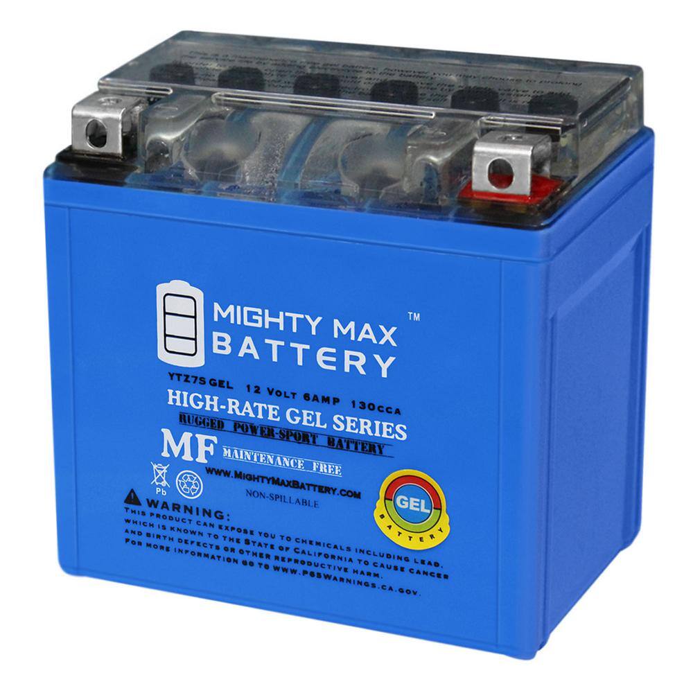 MIGHTY MAX BATTERY 12-Volt 6 Ah 130 CCA GEL Rechargeable Sealed