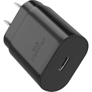 1Pc Charger Block with Super Fast Charging 25W PD USB Type C in Black