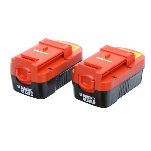 BLACK+DECKER 18-Volt 1.5Ah Ni-Cad Battery (2-Pack) - Charger Not Included