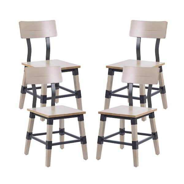 Carnegy Avenue Antique White Wood Dining Chair Set of 4