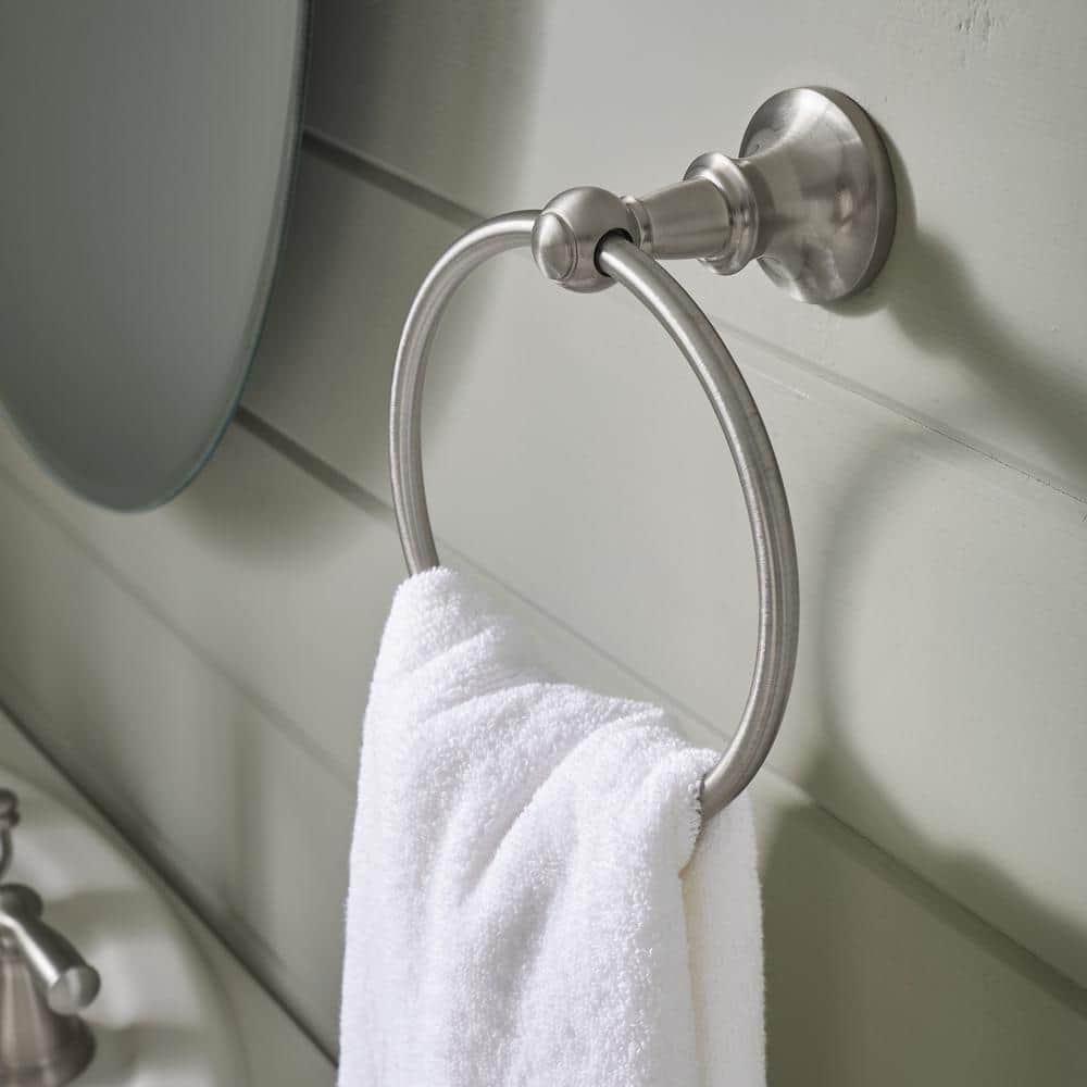 Vale Brushed Nickel Wall Mounted Towel Bar