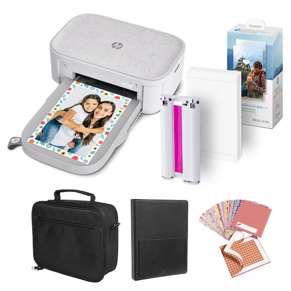 Sprocket Studio Plus 4 x 6 in. Instant Photo Printer Dye Sublimation Printer Photo Album and Accessories Bundle
