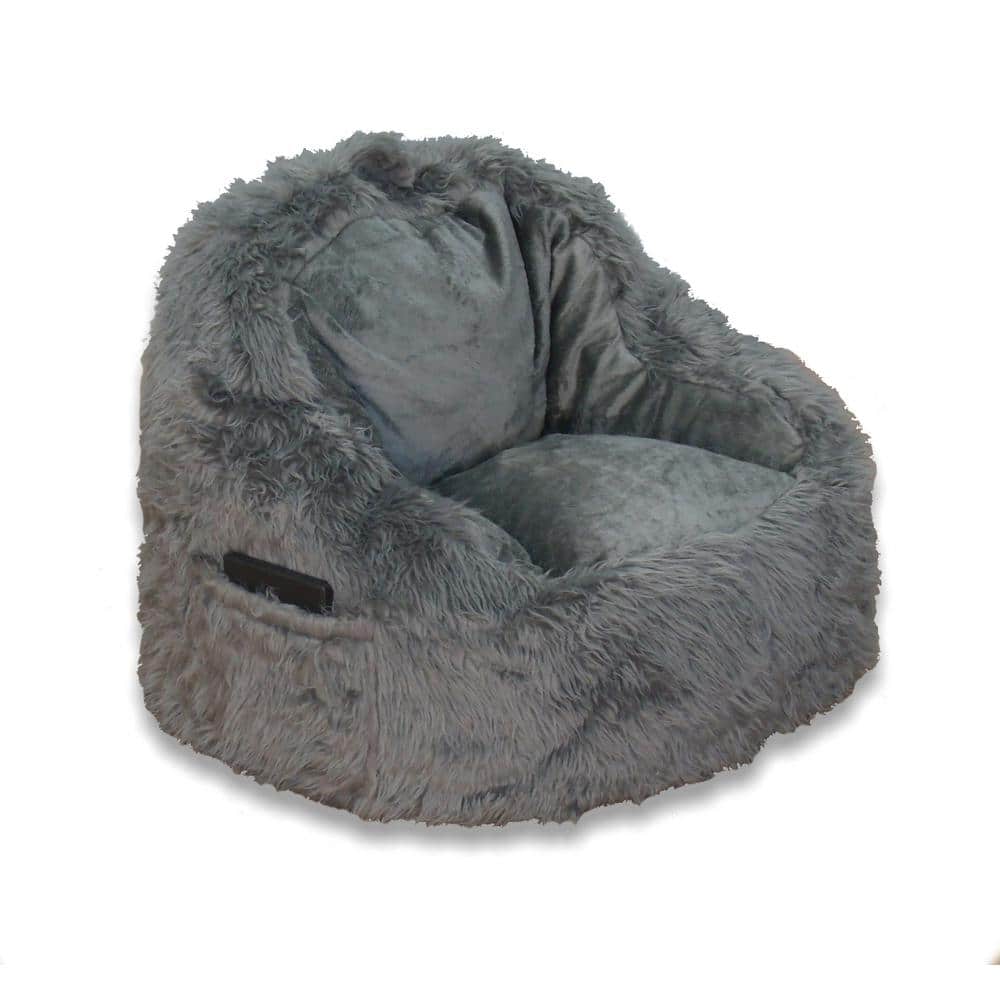 grey bean bag