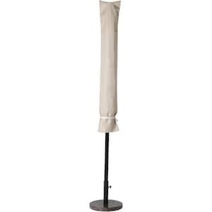 Waterproof Patio Umbrella Cover in Beige for 9 to 10.5 ft. Patio Umbrella