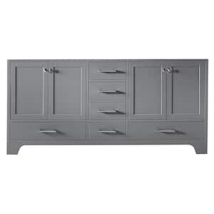 Clariette 71.2 in. W x 21.7 in. D x 33.5 in. H Bath Vanity Cabinet Only in Taupe Grey