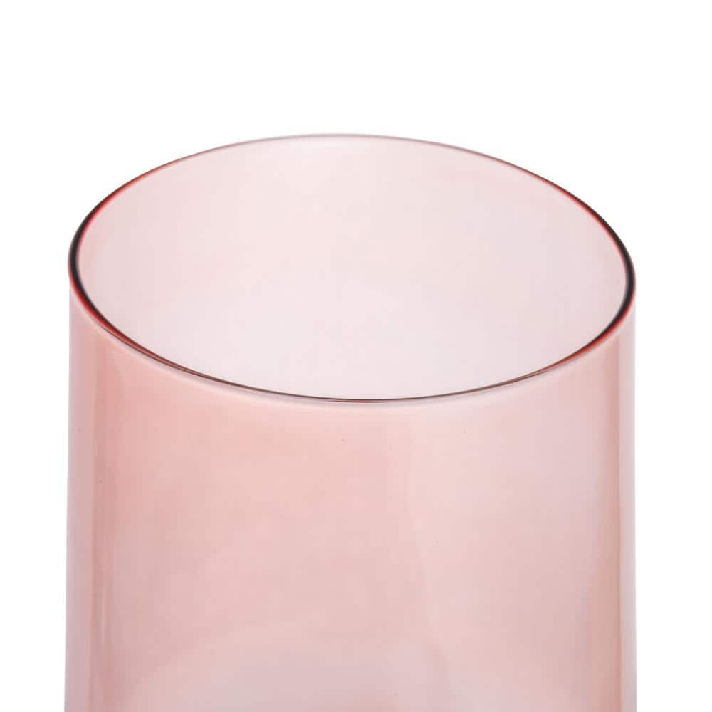 Creative Co-Op Hand Blown Stemmed Wine Glasses, 14 Ounces, 4 Assorted Colors