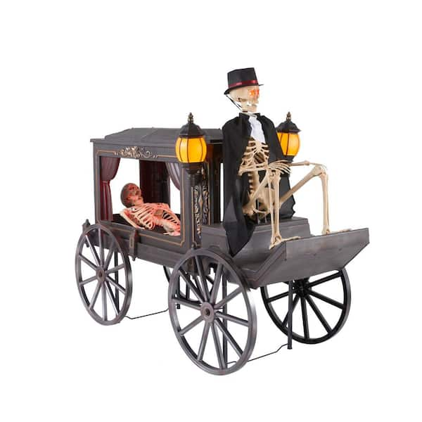 Image of Halloween Animated Hearse