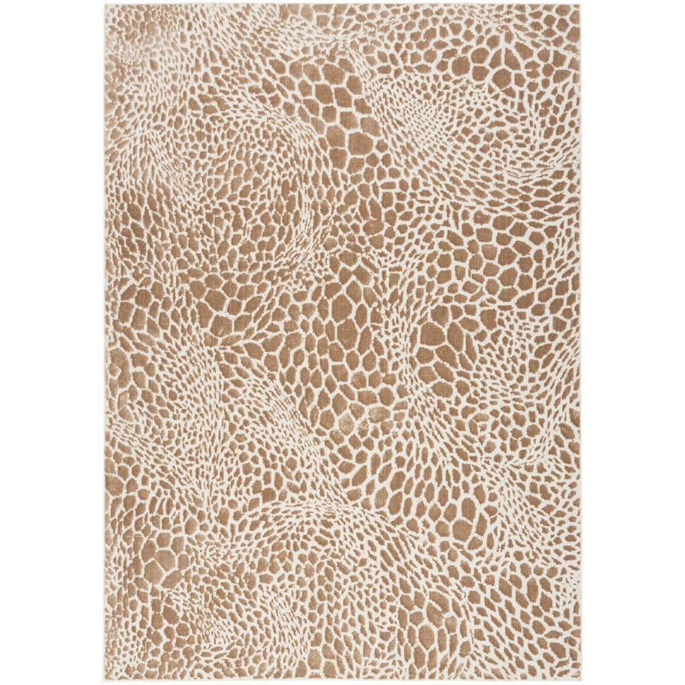 Desire Camel Silver 6 ft. x 9 ft. Animal print Contemporary Area Rug price history on PriceWatchPro