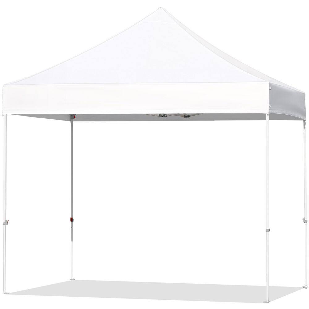 SEGAWE 10x10 FT Pop Up Canopy Tent – Adjustable Height, Outdoor White With Carry Bag