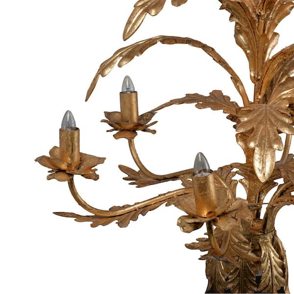 A & B Home Valerio 6-Light Antique Gold Chandelier 43463-DS - The