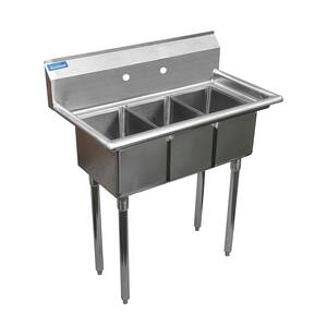 Presenza All-in-One 28 in. x 22 in. x 33.8 in. Stainless Steel Drop-In ...