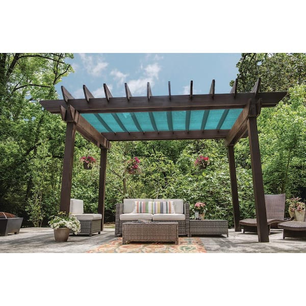 6 ft. x 20 ft. Green Malachite Sun Shade Fabric Shade Cloth