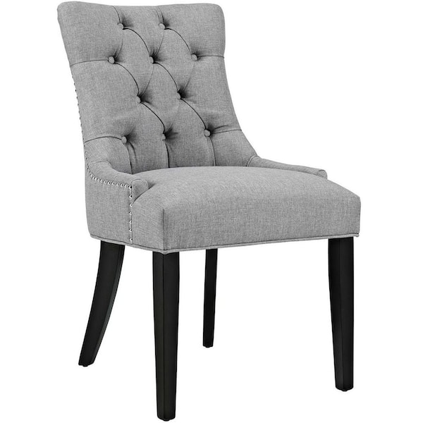 Regent Light Gray Fabric Dining Chair