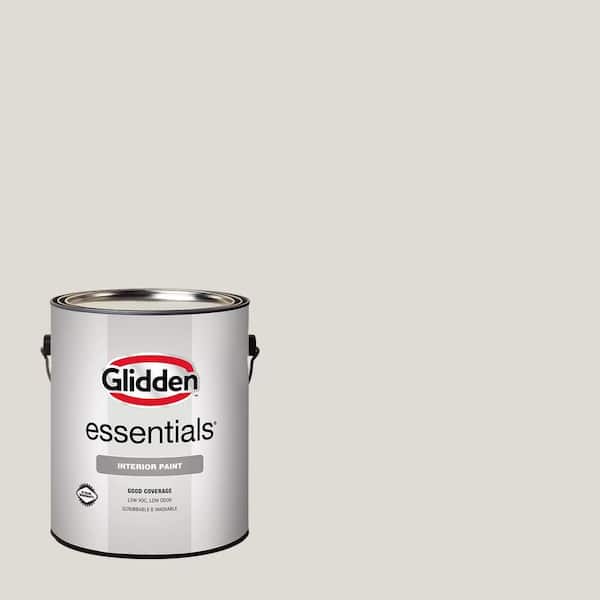 Glidden Essentials 1 gal. PPG1006-2 Shark Flat Interior Paint