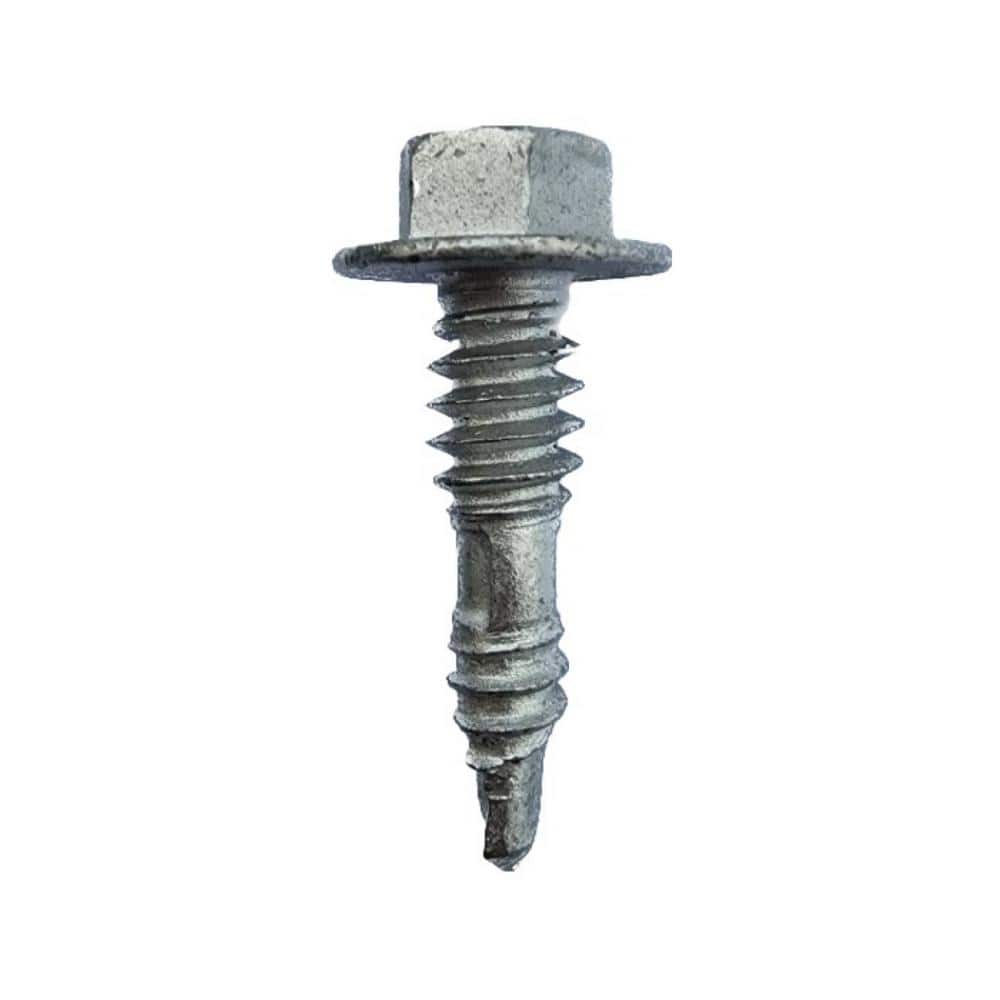 #16 x 1-1/8 in. Self-Drilling Screw with #14 Tip with Secondary #16 Drill 