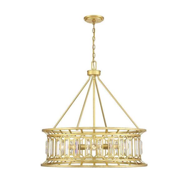 gold statement light