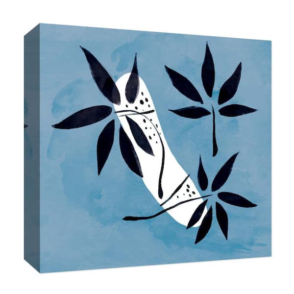 PTM Images Bntense Blue'' Canvas Abstract Wall Art 15 in. x 15 in.