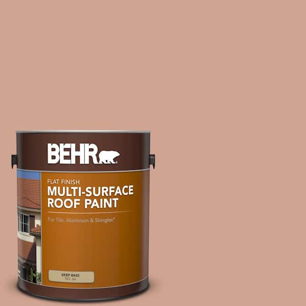 BEHR 1 gal. #RP-23D Autumn Oak Flat Multi-Surface Exterior Roof Paint
