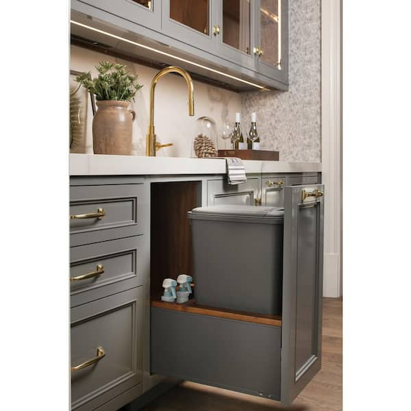 23 in. Orion Gray Pull Down Shelf