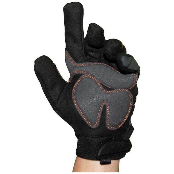  Mad Grip F100 Pro Palm Knuckler Gloves,Black/Black,Large/X-Large  : Tools & Home Improvement