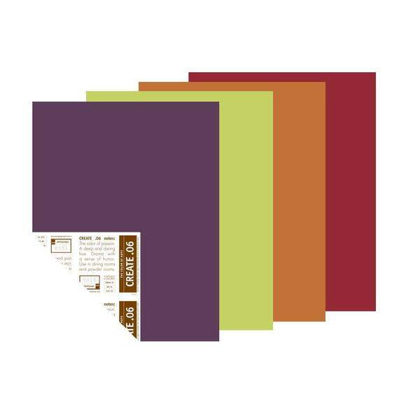 YOLO Colorhouse BOHO Palette 12 in. x 16 in. Pre-Painted Big Chip Sample (4-Pack)-DISCONTINUED