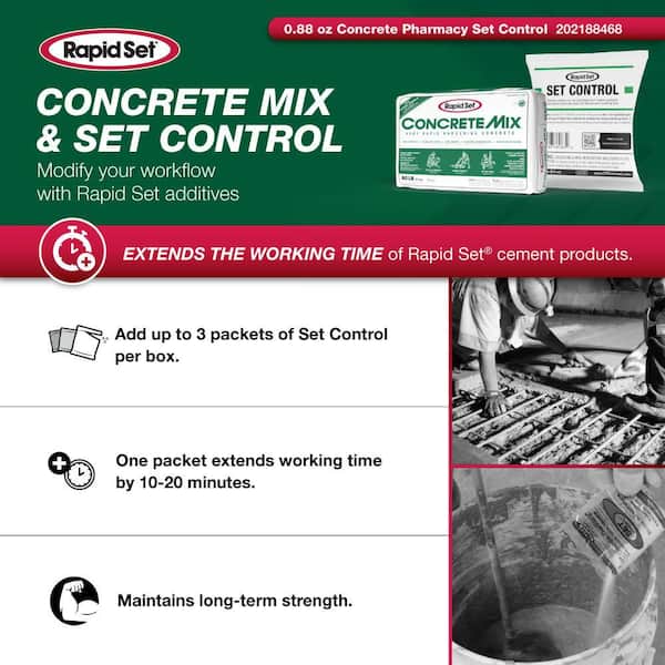 Rapid Set 60 lbs. High-Performance, Rapid-Hardening Concrete Mix
