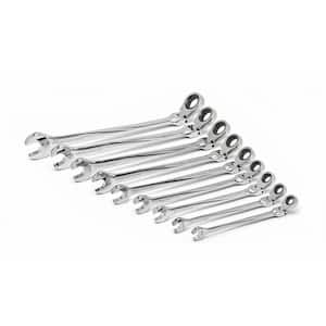 SAE 72-Tooth XL X-Beam Flex Head Combination Ratcheting Wrench Tool Set (9-Piece)