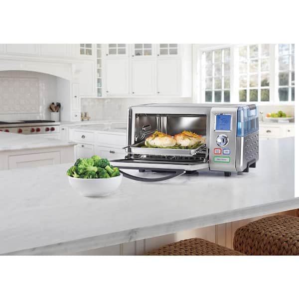 1750W 6-Slice Black and Stainless Steel Convection Toaster Oven with 1