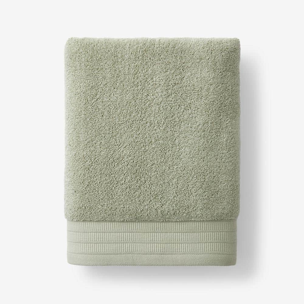 The Company Store Company Cotton Plush Spa Solid Willow Cotton Single ...
