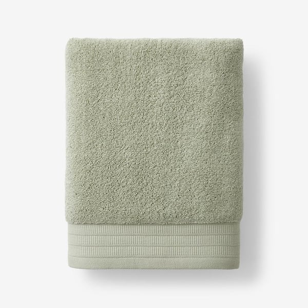 The Company Store Company Cotton Plush Spa Solid Willow Cotton Single Bath Towel