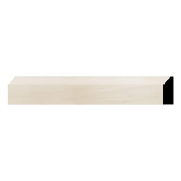 Ekena Millwork WM947 0.38 in. D x 1.25 in. W x 96 in. L Wood (Poplar) Colonial Casing Moulding