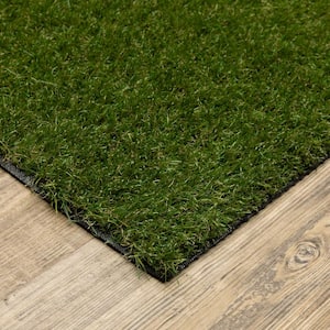 Evideco 16 in. x 24 in. Green Outdoor Front Door Mat Pixie Artificial Grass  1440251 - The Home Depot