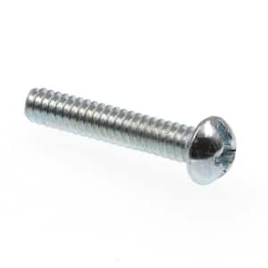 #6-32 x 3/4 in. Zinc Plated Steel Phillips/Slotted Combination Drive Round Head Machine Screws (100-Pack)