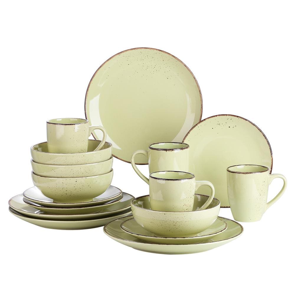 Navia 16-Piece Prato Kelly Stoneware Dinnerware Set (Service for 4) -  vancasso, VC-NAVIA-11-SL