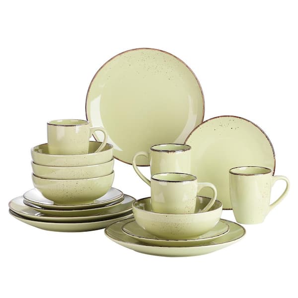 vancasso Navia 16-Piece Prato Kelly Stoneware Dinnerware Set (Service for 4)