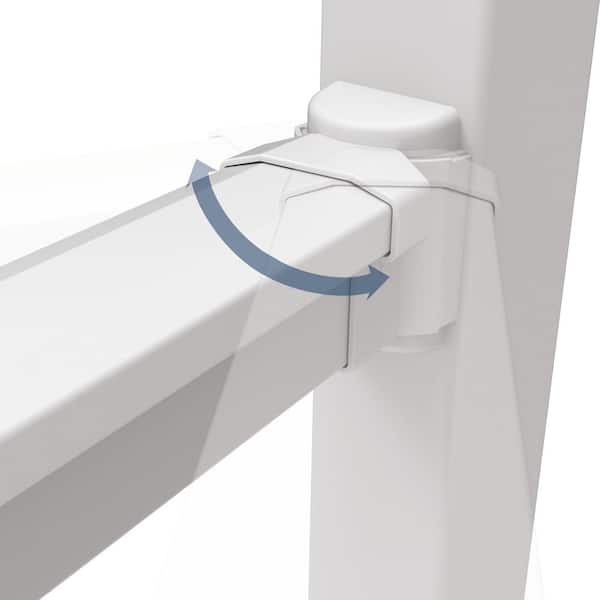 T-Rail Vinyl Railing Level Angle Bracket Kit