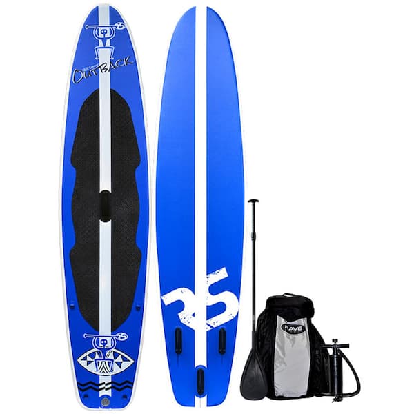 RAVE Sports Outback Inflatable Stand Up Paddle Board Package