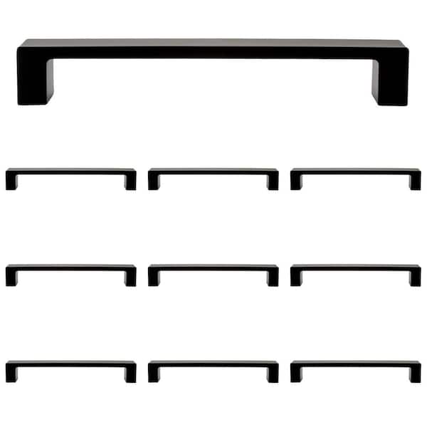 Redmond 5-1/4 in. Matte Black Drawer Pull (10-Pack) Redmond 5-1/4 in. Matte Black Drawer Pull (10-Pack)