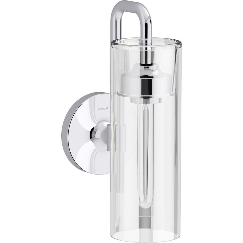 Purist Polished Chrome 13" Modern Outdoor Wall Sconce