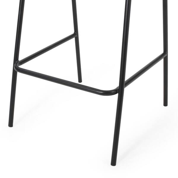 Maloux black deals bar stool