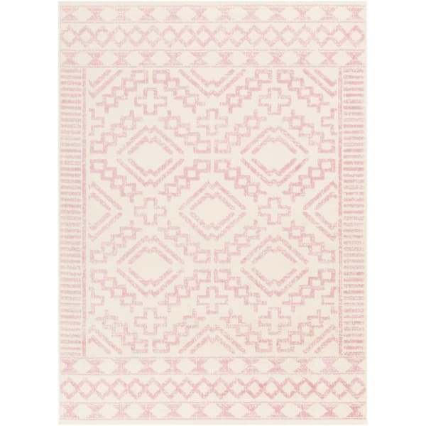 Livabliss Janice Pink 8 ft. 10 in. x 12 ft. Moroccan Area Rug