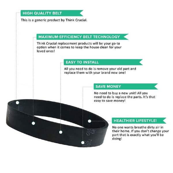 THINK CRUCIAL Vacuum-Belts Replacement 