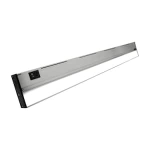 NUC-5 Series 30 in. Nickel Selectable LED Under Cabinet Light