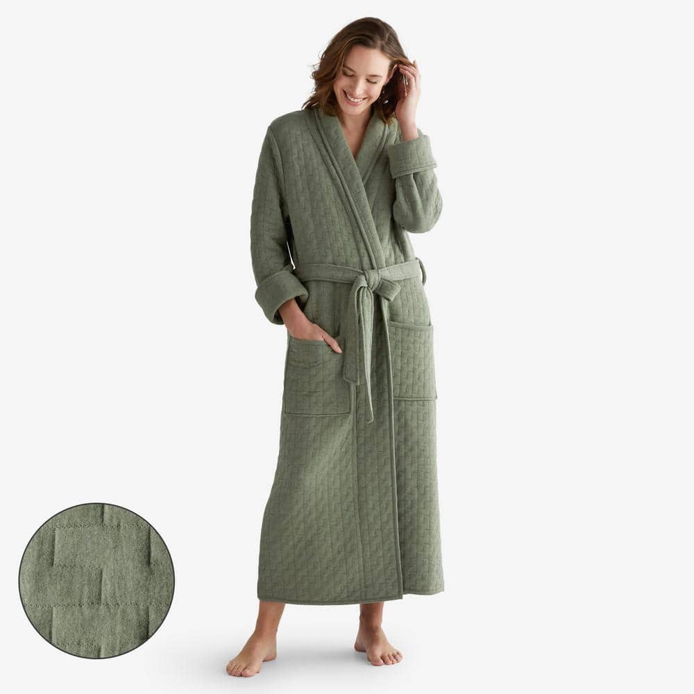 Buy Silk Dressing Gown, Silk Robe, Christmas Dressing Gown, Holiday Robe,  Long Robe Maxi Green Satin Robe Set Womens Christmas Robe Gift for Her  Online in India - Etsy