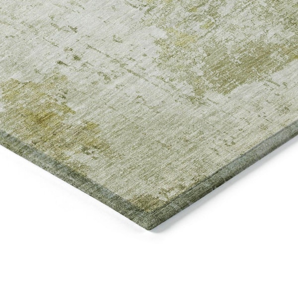 Chantille Machine Washable Indoor/Outdoor Abstract ACN1766 Sage 3 ft. x 4 ft. Area Rug