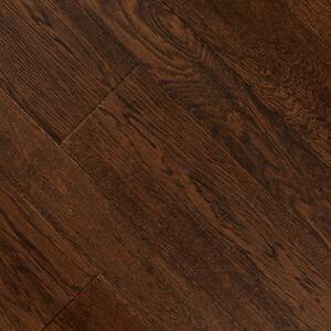 Distressed Montecito White Oak 3/8 in. T x 3.5 in. W Hand Scraped Engineered Hardwood Flooring (26.3 sqft/case)