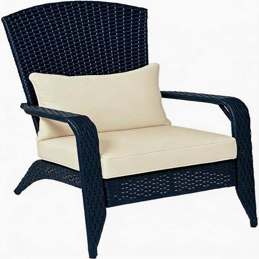 Outdoor Navy Steel Adirondack Chair for Patio or Garden price history on PriceWatchPro