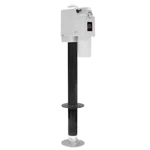 Power A-Frame Electric Tongue Jack - 3,650 lbs. Lift Capacity, White