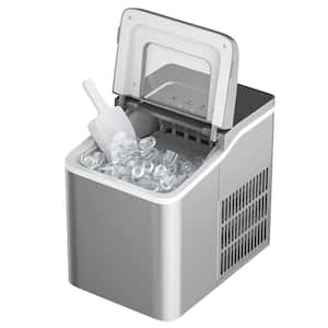 26 lb. Portable Ice Maker in Black with 2 Optional Ice Cube Sizes  SF-1310523 - The Home Depot